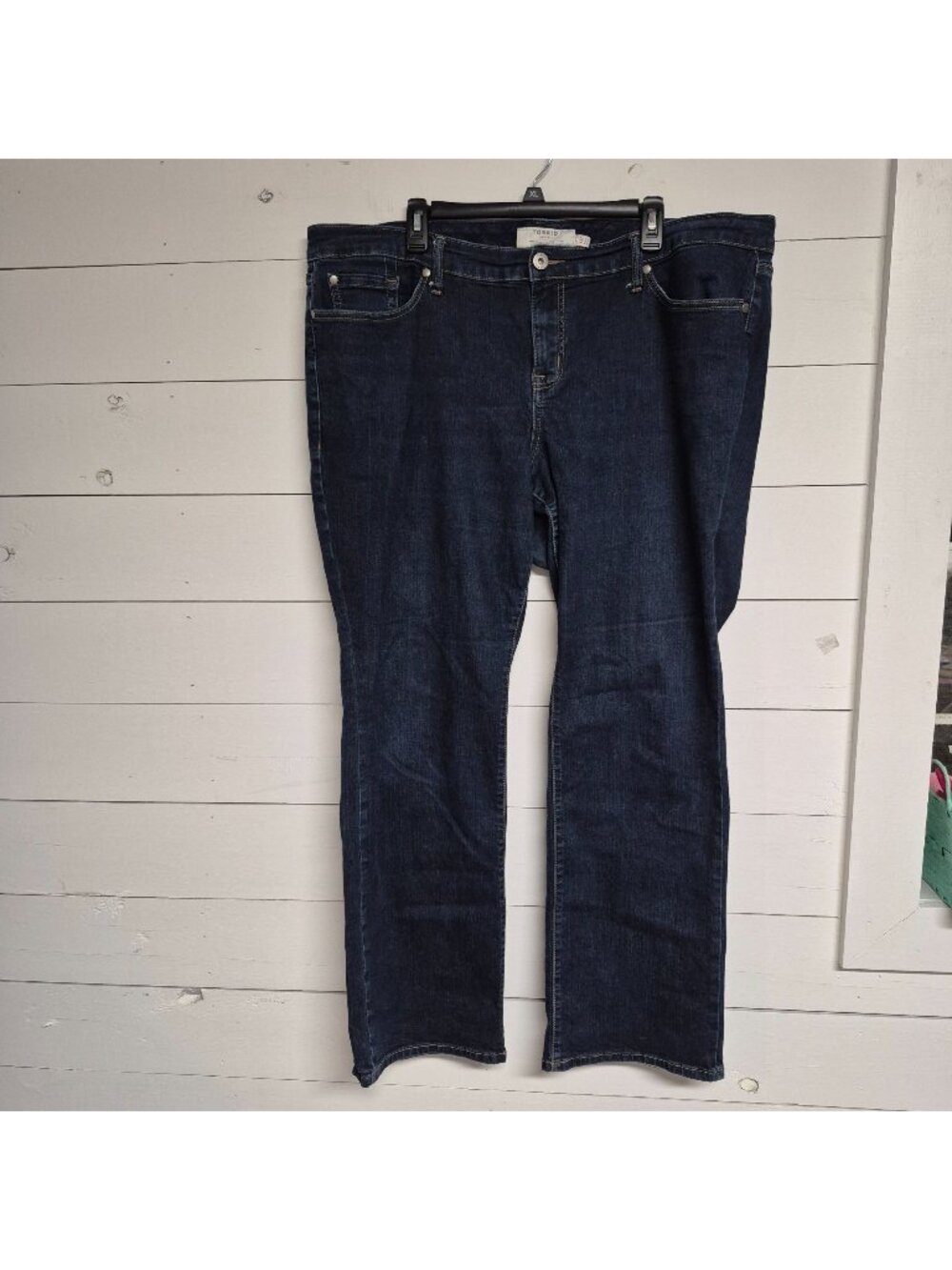 Torrid Women's Plus Size Straight Leg Dark Wash Denim Jeans 22T